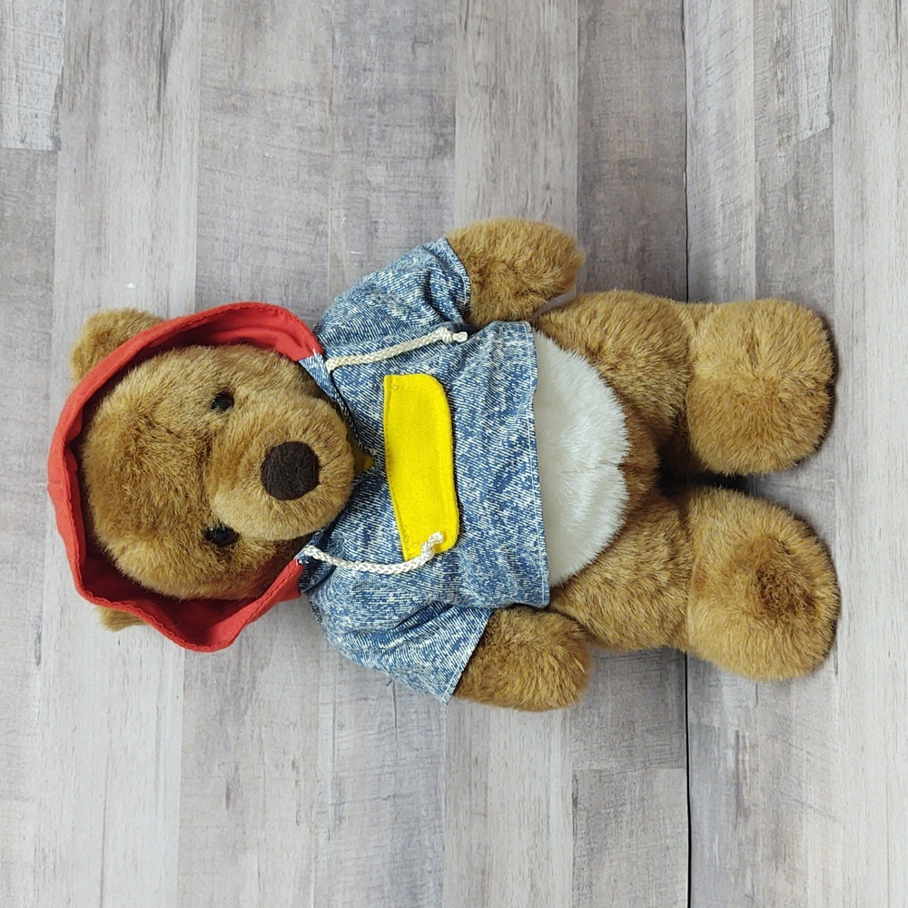 GUND~1991 Collector's Classic Bear With Hoodie~12”~EUC!